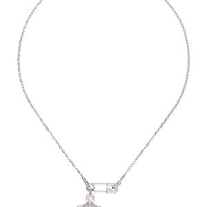 Ellery Silver Necklace with Safety Pin Charm